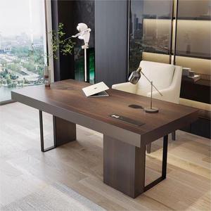 Modern basit masa ışığı lüks basit çalışma masası villa ofis masası high-end yazı masası oturma odası ofis masası