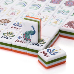 Tuiles de Mahjong Américaines Personnalisées en Acrylique – Style Moderne et Adorable – Cadeau Idéal pour Singapour, le Japon et la Malaisie – Fabriquées en Mélamine - Product Image 3