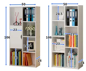 Biblioteca de madera para niños diseño de estantería de libros flotante moderno estante de libros usado
