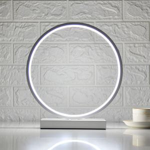 Lampe de Table Circulaire Tactile à LED Dimmable pour Chevet et Bureau, Veilleuse Décorative Tendance, Lumière Douce et Confortable pour les Yeux – Offre Spéciale - Product Image 4