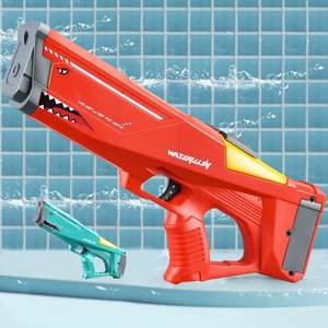 Pistolet à eau électrique Shark à prix réduit pour enfants, <span class=keywords><strong>jouet</strong></span> automatique, pistolet à eau à batterie, Super Soaker, étanche, puissant - Product Image 2