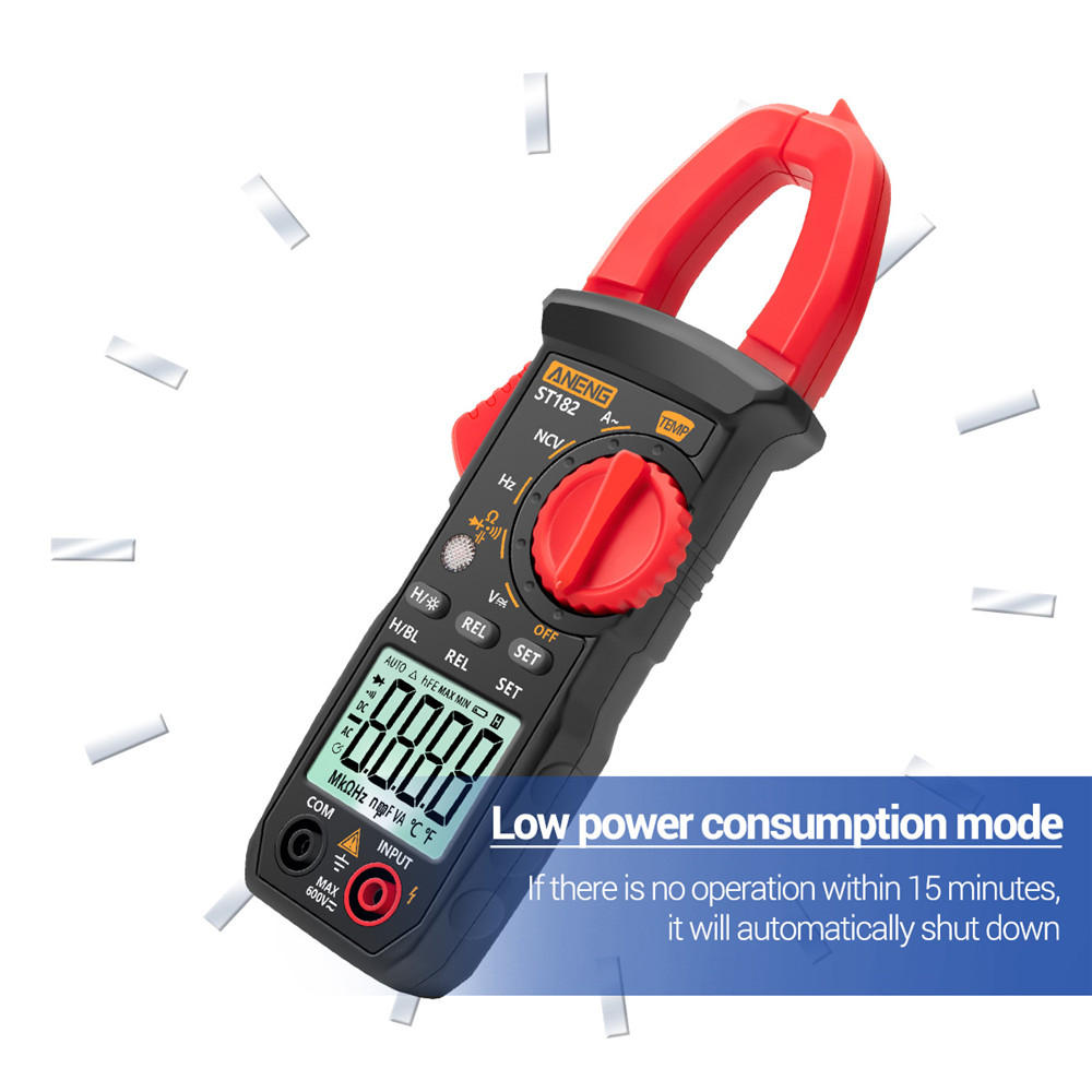 4000 Count Digital AC Current Clamp Meter 400A Auto Range Multimeter