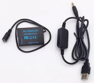 DMW-BLD10 แบตเตอรี่จำลองและตัวแปลงไฟ DC สำหรับกล้องมือถือ 5V USB สำหรับกล้องลูมิกซ์ DMC-GX1 GF2 G3 ซีรีส์ - Product Image 5
