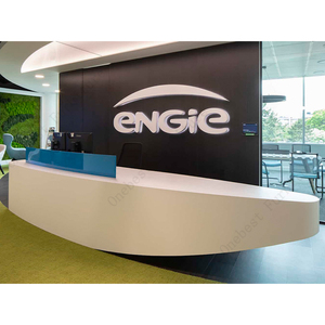 Comptoir de réception accueillant de conception élégante Table avant Salle de sport moderne minimaliste Comptoir de réception de <span class=keywords><strong>studio</strong></span> - Product Image 1