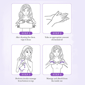 Natuurlijke Luxe Bloemige Verzorgende Massagecrème Borstvergroting Verbetering Borstlift Versteviging 10ml Plantaardig Extract - Product Image 5