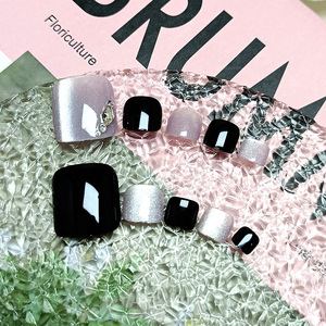 <span class=keywords><strong>Uñas</strong></span> <span class=keywords><strong>Postizas</strong></span> Brillantes <span class=keywords><strong>con</strong></span> Diseño de Cielo Estrellado, Ojo de Gato y Diamantes, <span class=keywords><strong>Uñas</strong></span> Artificiales de ABS, Venta al por Mayor, Parches Decorativos para <span class=keywords><strong>Uñas</strong></span> de los Pies - Product Image 3