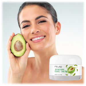 Crème visage coréenne personnalisée aux fruits, blanchissante, anti-âge, végane, marque privée, crème visage à l'avocat, jour et nuit - Product Image 1