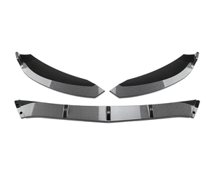 3 pezzi labbro anteriore auto per <span class=keywords><strong>Mercedes</strong></span> <span class=keywords><strong>Benz</strong></span> classe C Splitter W205 C300 C160 C200 C350e C260 AMG 2015-2018 nero lucido - Product Image 5