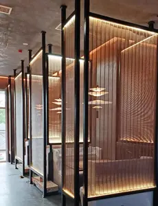 Rede de arame decorativa arquitetônica de revestimento de metal de malha de metal de 6 metros de largura