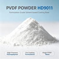Poudre de PVDF de qualité formule vierge HD9011, matière première de revêtement à base de solvant, résine fluoropolymère haute finesse