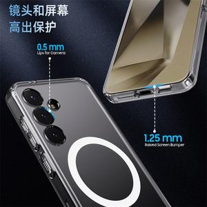 เคสแม่เหล็กกันกระแทกใสสำหรับ iPhone 17 Air 17 PRO MAX ตัวป้องกันกล้องสีเหลืองป้องกันการชาร์จแบบไร้สาย - Product Image 2