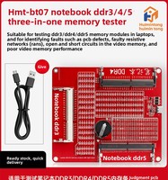Nouvelle carte de diagnostic et de réparation de mémoire RAM DDR3 DDR4 DDR5 pour ordinateur portable avec fonction lumineuse