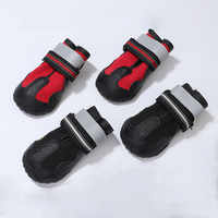Bottes de protection pour pattes Pawcos, réfléchissantes, antidérapantes, à semelle souple, pour chiens, vente en gros