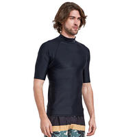Haut à manches courtes en latex à séchage rapide pour homme, protection solaire anti-méduse, coupe ajustée pour la plongée et le surf - En stock