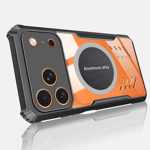 เคสโทรศัพท์แบบกระจายความร้อนสุดหรู <span class=keywords><strong>iPhone</strong></span> 17 16 15 6 5 <span class=keywords><strong>XS</strong></span> PRO MAX Plus + ป้องกันการกระแทกด้วยแม่เหล็ก TPU - Product Image 2