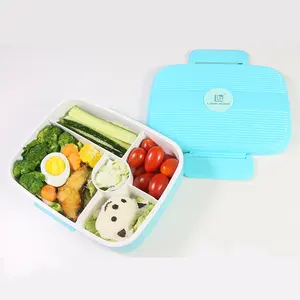 Large Salad Lunch Container 68 Oz Salad Bowl with 5 Compartments  Bento-Style Tray Salad Dressing Containers Leak-Proof BPA-Free