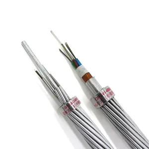 OPGW Price fibra optica 12core 24core 36core 48core 96core Power Transmission Fiber Optic Cable