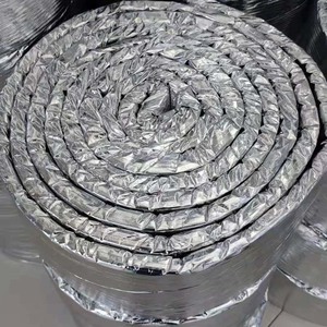 Fabricant 1350 ° Couverture en fibres <span class=keywords><strong>bio</strong></span>-céramiques solubles avec feuille d'aluminium ISO/CE 20 mm pour l'isolation des fours d'incinération - Product Image 2
