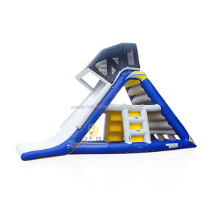 Parc aquatique gonflable en PVC commercial <span class=keywords><strong>populaire</strong></span> échelle d'eau montée jeu interactif pyramide gonflable toboggan Aqua Park - Product Image 2