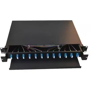 제조업체 공급 업체 FTTX FTTH 블랙 LC-이중 광섬유 분배 상자