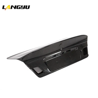 Pièces de modification automatique Langyu Couvercle de coffre Couvercle de coffre en fibre de carbone Style CSL Couvercle de coffre pour BMW Série 3 E46 Couvercle de coffre à 4 portes