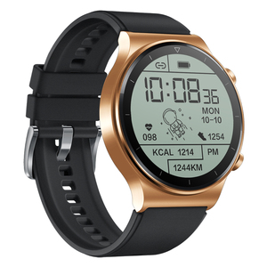 뉴스 모델 스포츠 스마트 시계 가죽 밴드 IPS 디스플레이 다국어 지원 수면 추적기 남성용 심박수 감지 전화 - Product Image 5