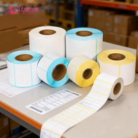 Papel de Impresión de Etiquetas Térmicas Directas al por Mayor de Fábrica, Papel Autoadhesivo para Impresora Térmica