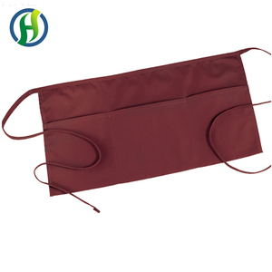 Delantal de Servicio Corto Personalizado con Logotipo para Camarero, Delantal de Media Cintura Reutilizable para Hostelería y Chef 6535 TC - Product Image 4