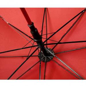 WSY4322 Wholesale 27'' <b>Large</b> Size Golf <b>Umbrella</b> Windproof Double Layer <b>Umbrella</b> Wooden Handle - Product Image 5