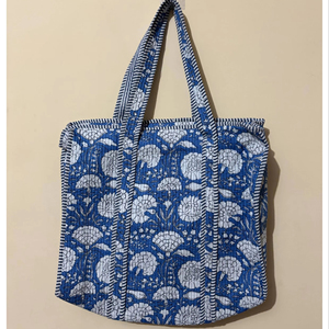 Sac fourre-tout matelassé en coton de qualité supérieure, style bohème, broderie ouverte, personnalisé, fait main, sac à bandoulière pour le marché, vente en gros - Product Image 1