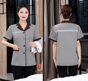 Uniforme da Lavoro Personalizzata con Logo <span class=keywords><strong>per</strong></span> Personale Alberghiero, Pulizie, Governante, Assistente Personale, <span class=keywords><strong>per</strong></span> Uomini e Donne - Product Image 2
