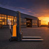 Chariot élévateur semi-électrique à batterie pour la logistique d'entrepôt et la distribution au détail