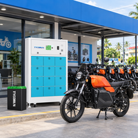 Solution d'échange de batteries pour véhicules électriques TYCORUN avec armoire intelligente et système de batteries au lithium pour les marchés africains des véhicules électriques