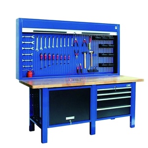 Detall Sản Xuất Đồ Nội Thất Công Nghiệp Bàn Xưởng Cơ Khí Kim Loại Chịu Lực Cao Bàn Làm Việc - Product Image 1