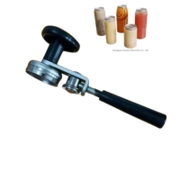 Scelleuse manuelle portable pour bouteilles d'eau de 55 mm de diamètre, boissons gazeuses, couvercles en plastique, bouteilles PET jetables, canettes de soda et boîtes de conserve