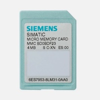 Tarjeta de Memoria Micro SIMATIC S7 SIEMENS 6ES7953-8LJ31-0AA0 para S7-300/C7/ET 200 3 3V Nflash 512 KB Garantía de 12 Meses