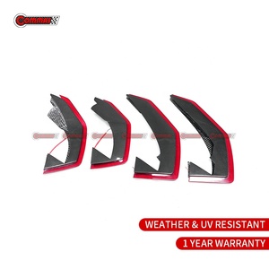 Pour Lamborghini Revuelto : Kit carrosserie large en fibre de carbone sèche style DK, canards de pare-chocs arrière et extensions aérodynamiques – Vente en gros - Product Image 5