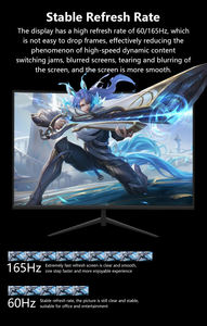 23.8 24 27 32 pouces incurvé plat 1K 2K 4K <span class=keywords><strong>120Hz</strong></span> 144Hz 165Hz 180Hz 240Hz moniteur <span class=keywords><strong>Pc</strong></span> ordinateur moniteurs moniteur de jeu - Product Image 3