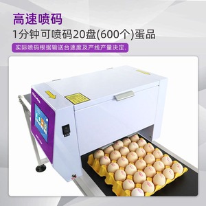 <b>Egg</b> Inkjet Printer 6 Heads Fully Automatic Coding Machine <b>For</b> Chicken Duck <b>Bird</b> <b>Eggs</b> Production Date Logo Printing - Product Image 3