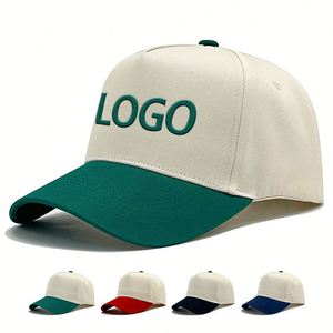 Custom Logo High Quality 5 Panel Two Tone Baseball <b>Hat</b> Wholesale Structured Unisex, Polyester/cotton Gorras Baseball Trucker <b>Hat</b> - Product Image 1
