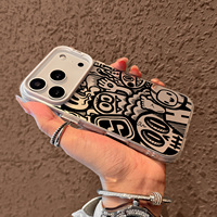 TPU Graffiti personnalisé pour étui antichoc et conception de logo personnalisé pour modèles