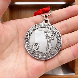 Medalla Deportiva Personalizada con Logotipo, Medalla de Metal de Aleación de Zinc, 3D, Dorada, Plateada, de Latón, Premio Deportivo, Recuerdo - Product Image 1