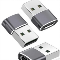 Adaptateur USB-C Convertisseur Chargeur USB C Femelle/Mâle pour iPhone 17/17e Pro Max, pour Watch S11/S10/SE, pour iPad 3