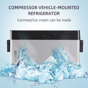 ثلاجة صغيرة سعة 30 لتر 12/24 فولت للسيارة، فريزر محمول، كمبروسر متنقل، مبرد سيارة للفواكه والمشروبات - Product Image 5