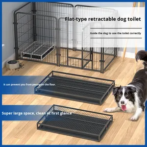 दराज प्रकार के सरल पर्यावरण के अनुकूल धातु पालतू शौचालय एकीकृत इनडोर कुत्तों/बिल्लियों के लिए एकीकृत-बड़े/मध्यम - Product Image 3