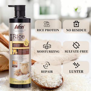 Nary Bán Buôn Keratin Nuôi Dưỡng Chiết Xuất Gạo Điều Kiện 900Ml Giữ Ẩm Chăm Sóc Tóc Gạo Nước Dày Hơn Khỏe Mạnh Chăm Sóc Tóc - Product Image 2