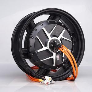 Motor de cubo BLDC para motocicleta, precio de fábrica, para neumático de 17 pulgadas y 6.0 de ancho, motor de cubo con llanta desnuda para neumático de 17 pulgadas y 6.0 de ancho - Product Image 3