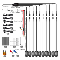 Luz LED RGB para Chasis de Auto, con Sincronización Musical, Control por Aplicación, Impermeable IP68, para Jeep y Camionetas Todoterreno