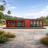 Restaurant/Café Modulaire Préfabriqué en Conteneur avec Fenêtre de Service – Conception Durable pour Magasin et Expédition