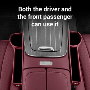 กล่องเก็บของเบาะรถยนต์ช่องเก็บของเบาะรถทำจากหนังกล่องเก็บของเบาะรถยนต์สำหรับช่องว่างด้านหน้า - Product Image 2